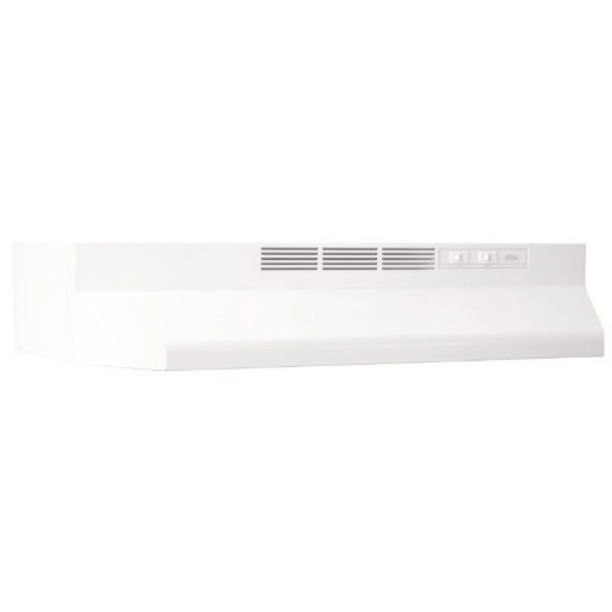 36-Inch Broan 413601 ADA Capable Non-Ducted Under-Cabinet Range Hood White
